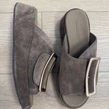 Elara Low Buckle Wedge Slide