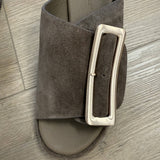 Elara Low Buckle Wedge Slide