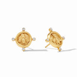 Bee Cameo Stud Earring