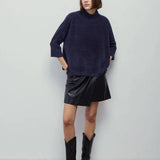 Elise 3/4 Mockneck Sweater
