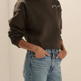 Cropped Signature Sweatshirt