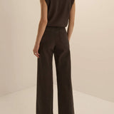 The Mischa Wide Leg Ankle Pant