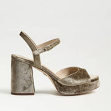 Fleur Velvet Platform Heel