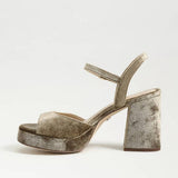 Fleur Velvet Platform Heel