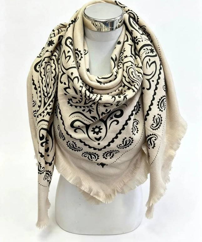 Large Bandana Square Scarf