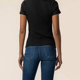 Langley Short Sleeve Rib Top