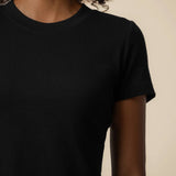 Langley Short Sleeve Rib Top