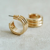 Triple Hoop Earrings