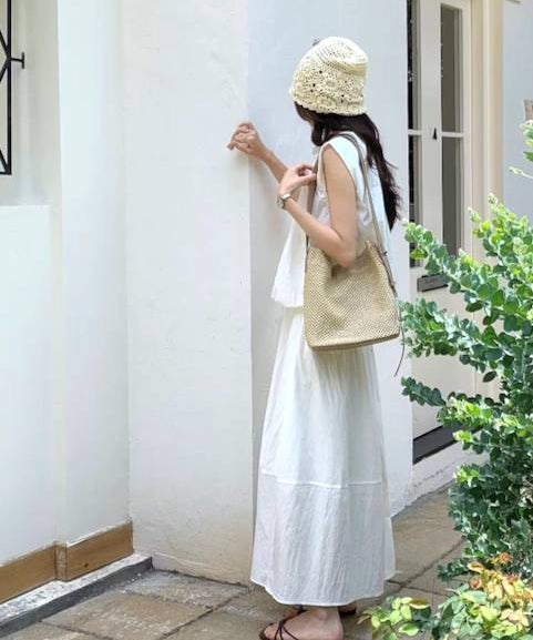 Microfiber Straw Bag