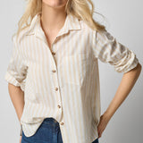 Striped Button Down Shirt