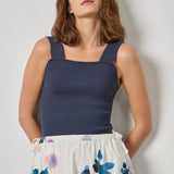 Wide Strap Knit Tank
