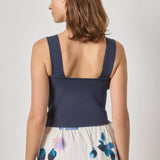 Wide Strap Knit Tank