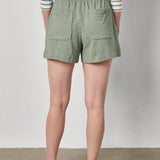Elastic Waist Drawcord Short