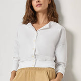 Rib Trim Cardigan