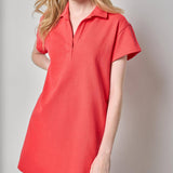 Textured Terry Tunic Dress