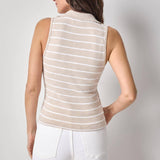 Striped Collared Top