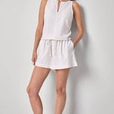 Sleeveless Zip Top