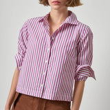 Straight Fit Short Button Down