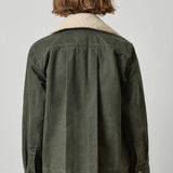 Washed Twill Pleat Back Jacket