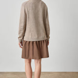 Short Combo Sweater Dress