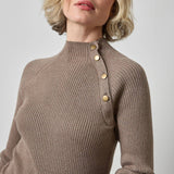 Button Neck Sweater