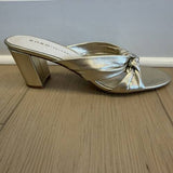 Knot Metallic Heel