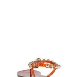 Plated Thong Jellie Sandal