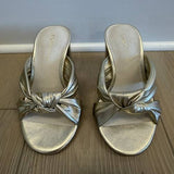 Knot Metallic Heel
