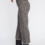 Animal Print Wide Leg Pant