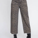 Animal Print Wide Leg Pant
