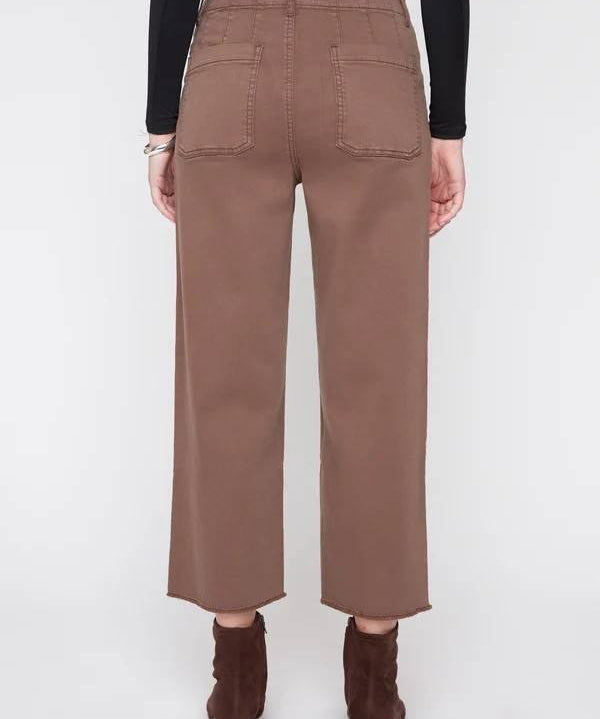 Wide Leg Front Pocket Pant