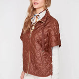 Lux Quilted Poncho
