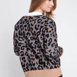 Animal Print Cardigan