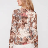 Blurred Print Sweater