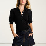 Pure Rib Collet Top