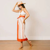 Cherry Pinstipe Sarong
