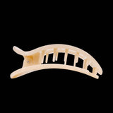 Almond Beige Large Flat Clip