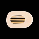 Almond Beige Med Flat Clip