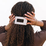 Almond Medium Rectangle Clip