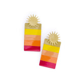 Metallic Rainbow Star Cabana