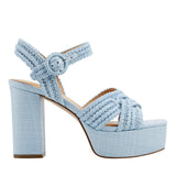 Woven Platform Sandal Heel