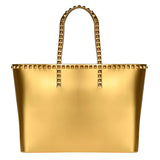Angelica Large Tote-Metallic