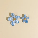 Large Flower Statement Studs