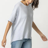 Hi-Low Elbow Sleeve Tee