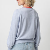 Crochet Trim Sweater