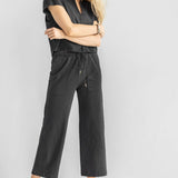 Cropped Pull On Pant