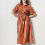 Elastic Waist S/S Dress