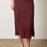 Straight Rib Skirt