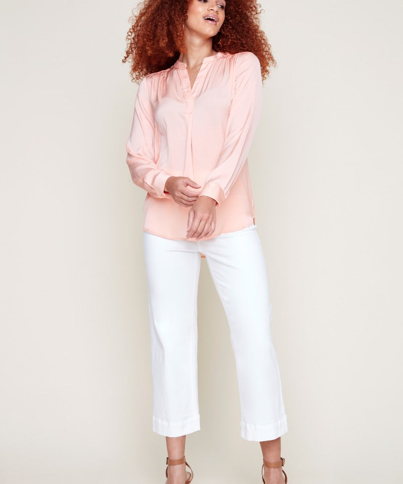 Placket Airflow Blouse