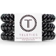 Teleties Jet Black Small 3 Pack